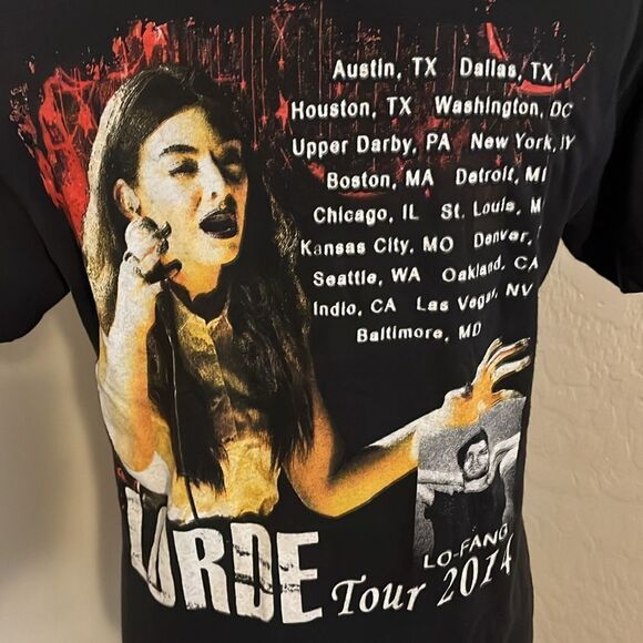 Lorde Music Black Tour 2014 Pullover Graphic Casual Concert Festival - Picture 7 of 9